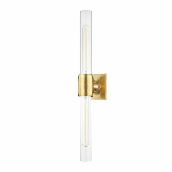 Hudson Valley 2 Light Wall sconce 7552-AGB
